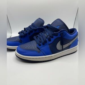 Nike Air Jordan 1 Low Game Royal Blue Void Shoes Sneakers 7